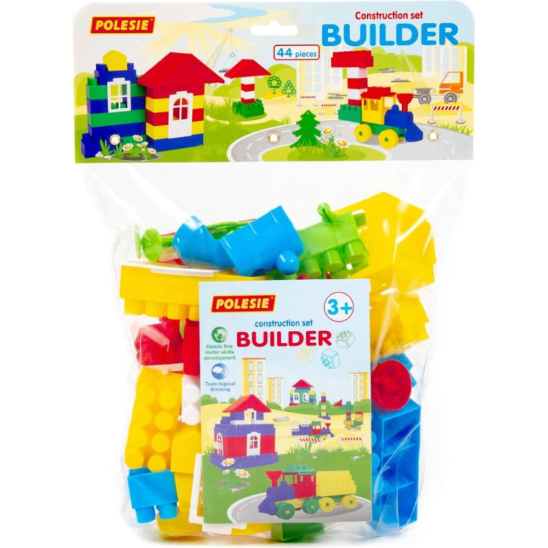 Polesie Celtniecības komplekts Builder, 44el. (maisā) /80950