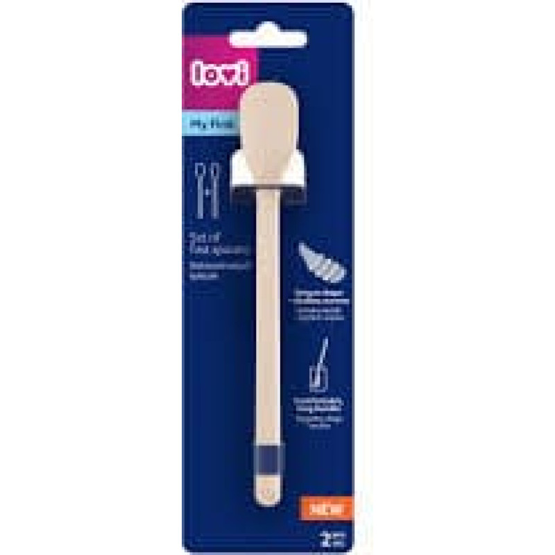 Lovi 35/584 pirmā barošanas karotīte, 2 gab., bēš