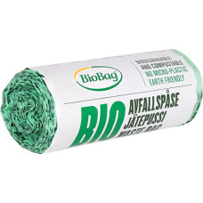 Biobag Atkritumu maisi kompostējami BioBag 6L (30 gab. rullī) 15mkr. 36x37cm zaļi