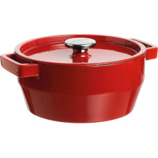 Pyrex Čuguna katls 6,8L Pyrex apaļ&scaron; &Oslash;28cm sarkans
