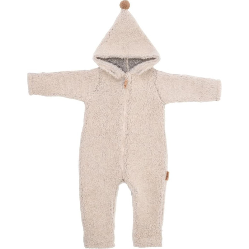 Wool romper suit Nevada 62/68 beige