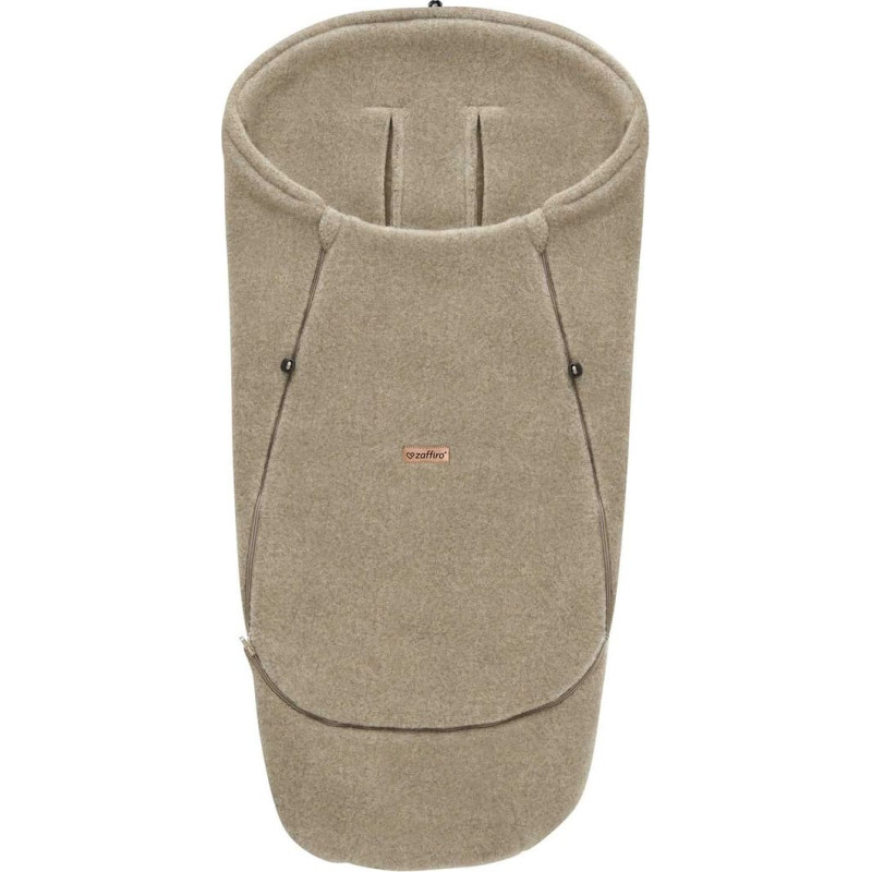 Adjustable wool footmuffs Sierra 0-36m brown