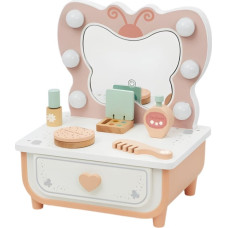 Tooky Toy TP528 Drwniana toaletka Motyl Akcesoria