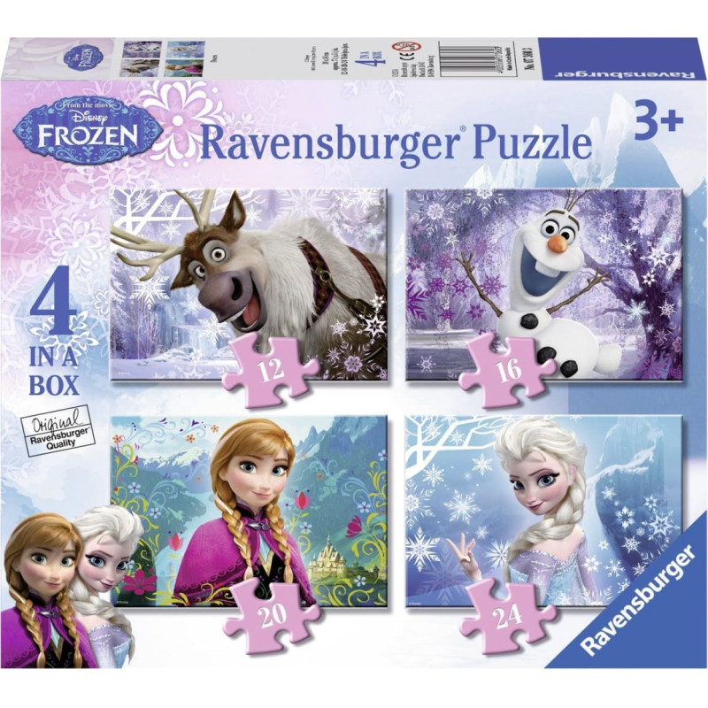 Ravensburger Puzle 4in1 Ledus sirds 3+