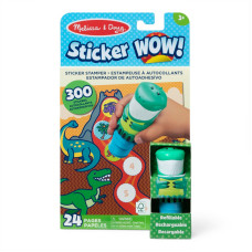 Melissa & Doug Uzlīmju grāmata MELISSA Sticker WOW! Aktivitā&scaron;u komplekts &ndash; Dinozauri