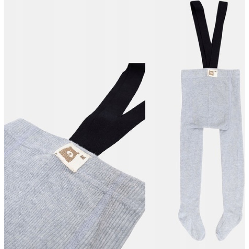 Yo Baby Zeķubikses ar bik&scaron;turiem RAB-0047 80-86 cm GREY