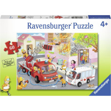 Ravensburger Puzle 60 gab. Ugunsdzēsēju glāb&scaron;ana