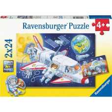 Ravensburger Puzle 2x24 gab. Ceļojums kosmosā