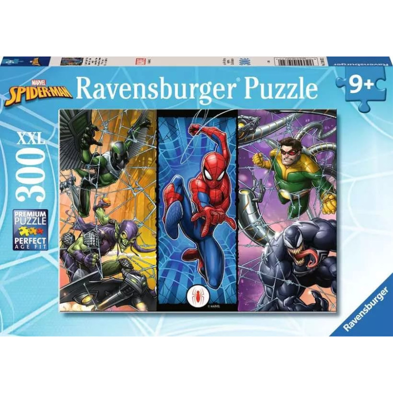 Ravensburger Puzle 300 gab. Marvel Zirnekļcilvēks