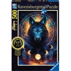 Ravensburger Puzle 500 St Mēness vilks