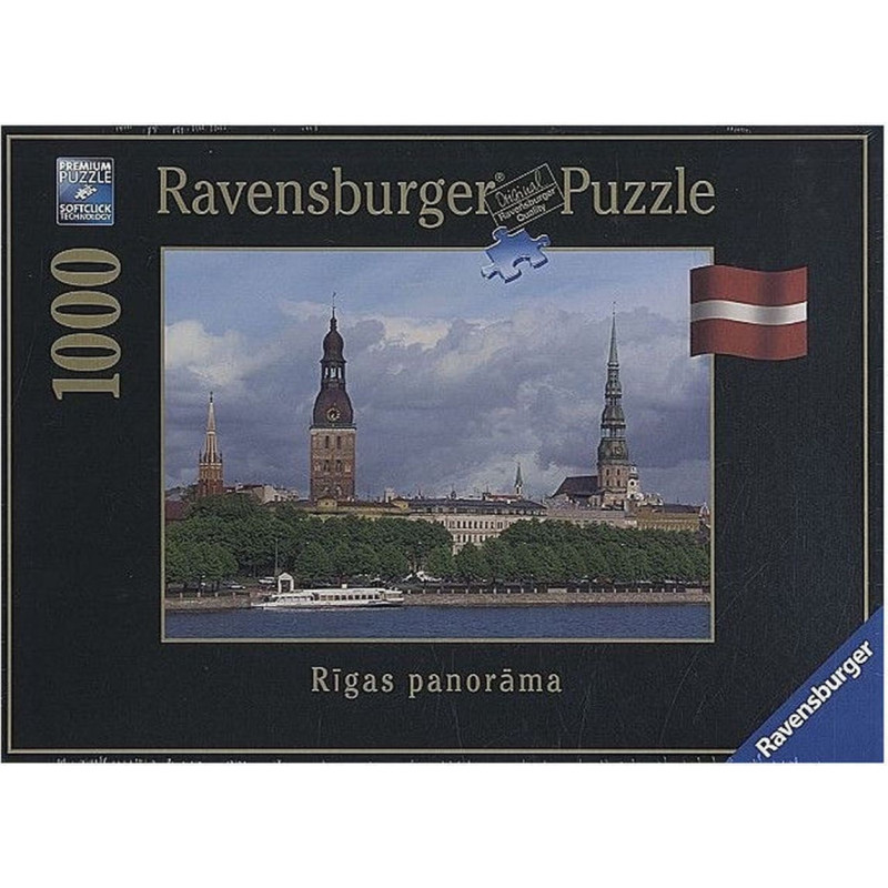 Ravensburger Puzle 1000 Rīgas panorāma