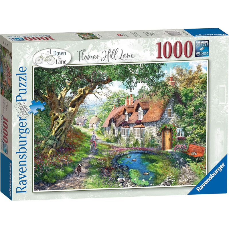 Ravensburger Puzzle Flower Hill Lane 1000p 16777
