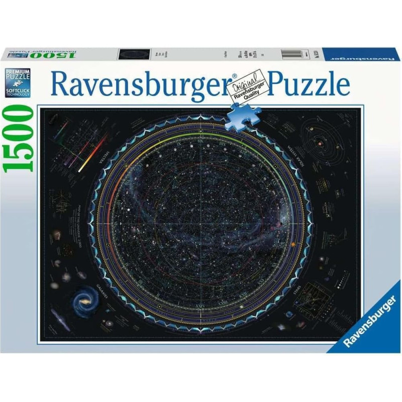 Ravensburger Puzle 1500 Visuma karte