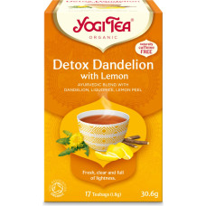 Yogitea Tēja organisma attīrī&scaron;anai ar pienenēm un citronu