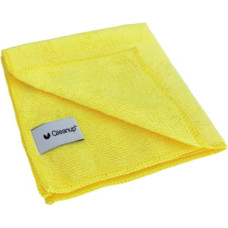 Qleanup Mikro&scaron;ķiedras lupatiņas 250gsm, 30x30, 10 gab. QLEANUP dzeltenas