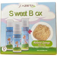 Azetabio DĀVANU KOMPLEKTS: Organisks kopjo&scaron;s krēms zīdaiņiem, ķermeņa un matu mazgā&scaron;anas līdzeklis un aizsargājo&scaron;s autiņkrēms + dāvana