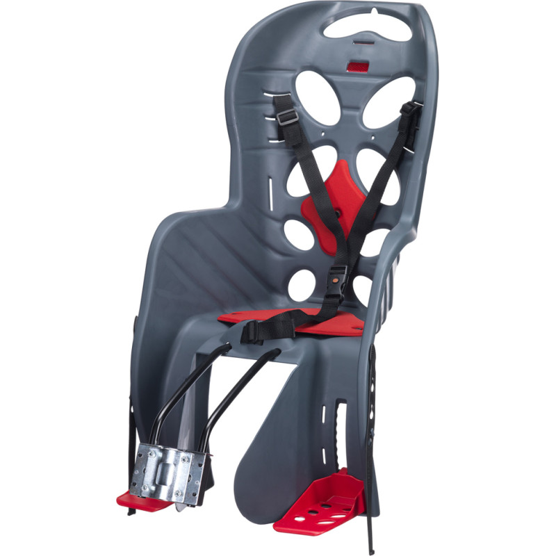 Bimbo Bike Bērnu velo sēdeklītis "BG-5/BG-8", aizmugurējais, pelēks