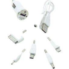 Bottari Auto telefona lādētājs ar 6 adapteriem dažādiem telefona modeļiem 12V "CHARGER-X5"