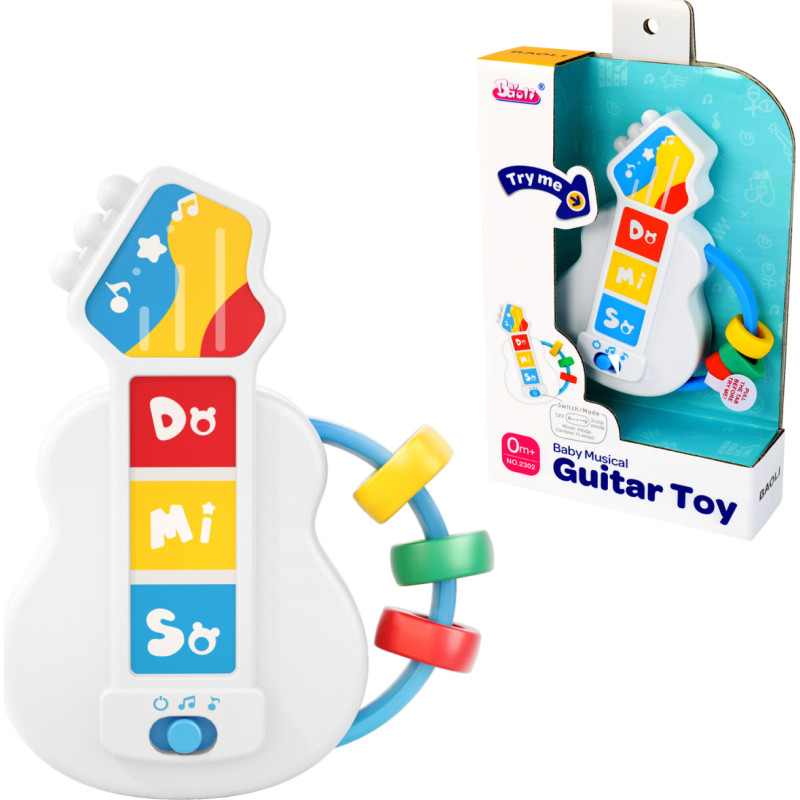 GITARA GRZECHOTKA MUZYCZNA DLA MALUCHA