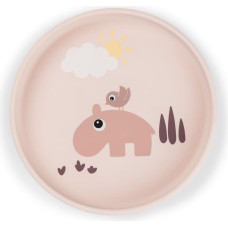 Done By Deer silikona &scaron;ķīvis ar piesūcekni Playground Powder