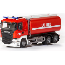 Emek Scania ugunsdzēsības ma&scaron;īna ar ūdens tvertni, mērogs 1:25, 31 cm