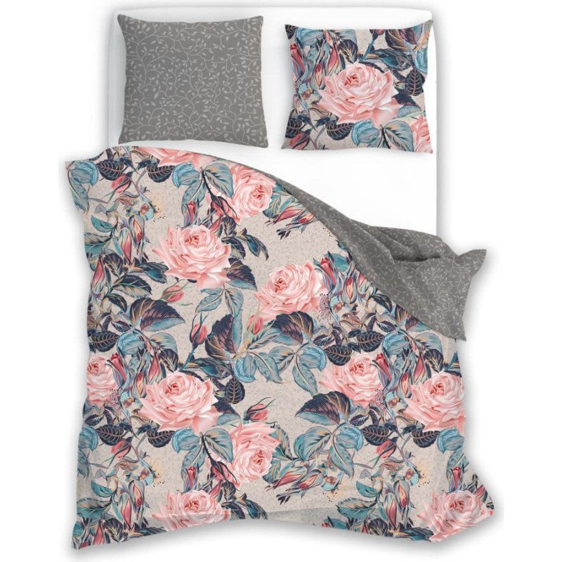 POŚCIEL KPL.FLOVERY 001 220X200+2X70X80 BAW.