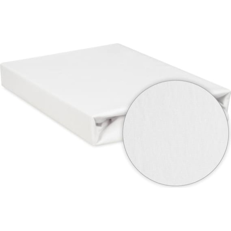 Miniania Palags jersī mitrumnecaurlaidīgs WHITE 140x70 cm (3680)