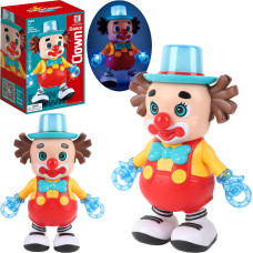 KLAUN TAŃCZĄCY NA BATERIE ŚWIATŁO DŹWIĘK