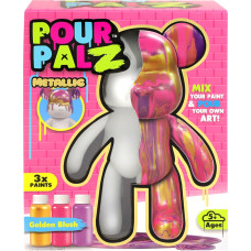 Pour Palz DIY krāsojamais lācis &ndash; Zeltains mirdzums