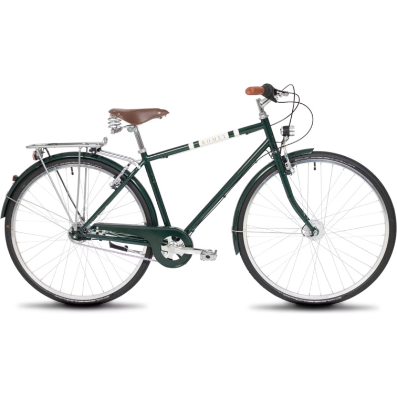 Romet Velosipēds ROMET Vintage Classic 2.0 M, zaļš (L)