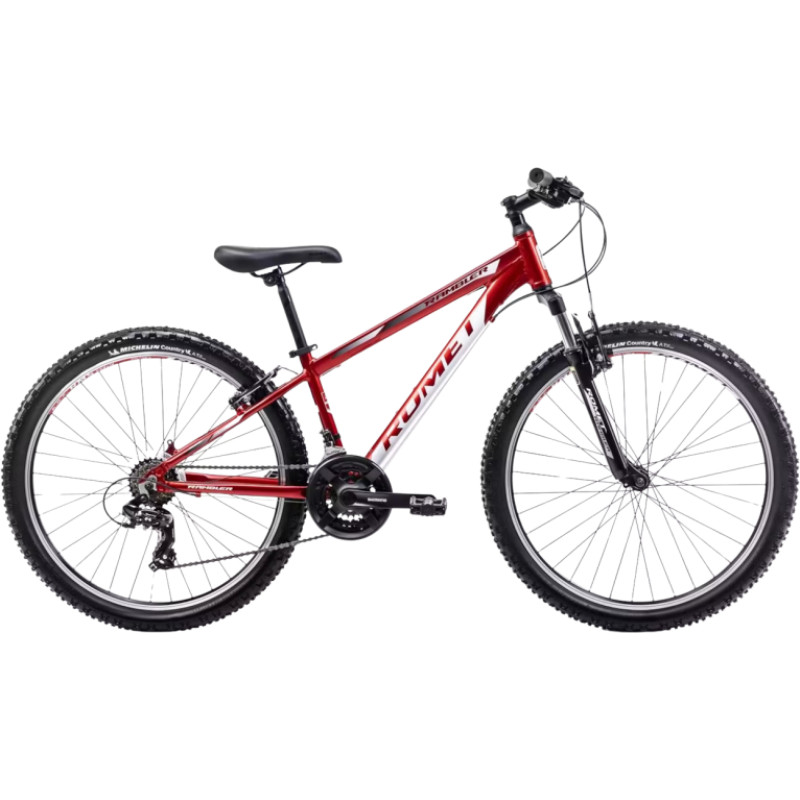 Romet Bērnu velosipēds ROMET Rambler R6.1, 26" 17" M, sarkans-balts-pelēks