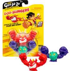 Goo Jit Zu HEROES OF GOO JIT ZU Meteor Madness Goo Slingers dubultiepakojums