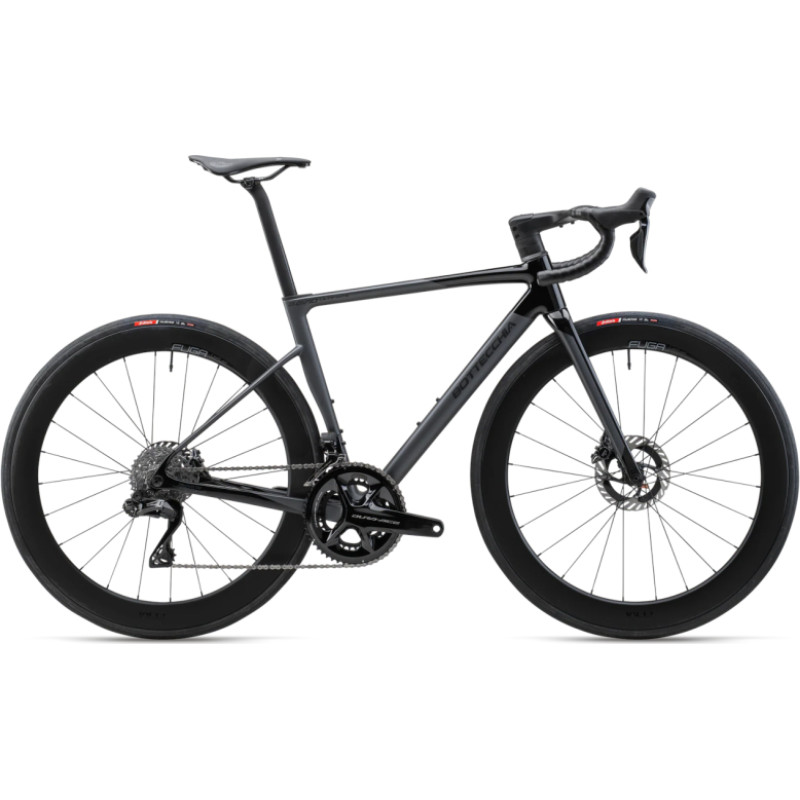 Bottecchia &Scaron;osejas velosipēds BOTTECCHIA 8avio Ultimate - Shimano 105 Di2 24s - C39 spīdīgi un matēti melns (L)