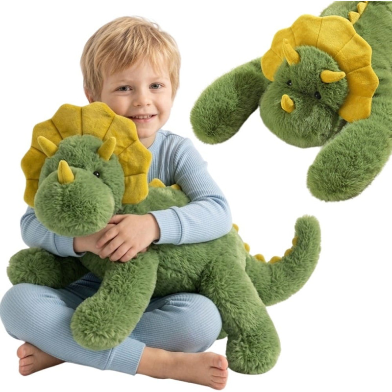 Woopie smagā antistresa sensorā plīša rotaļlieta Dinozaurs, 65 cm, 1500 g