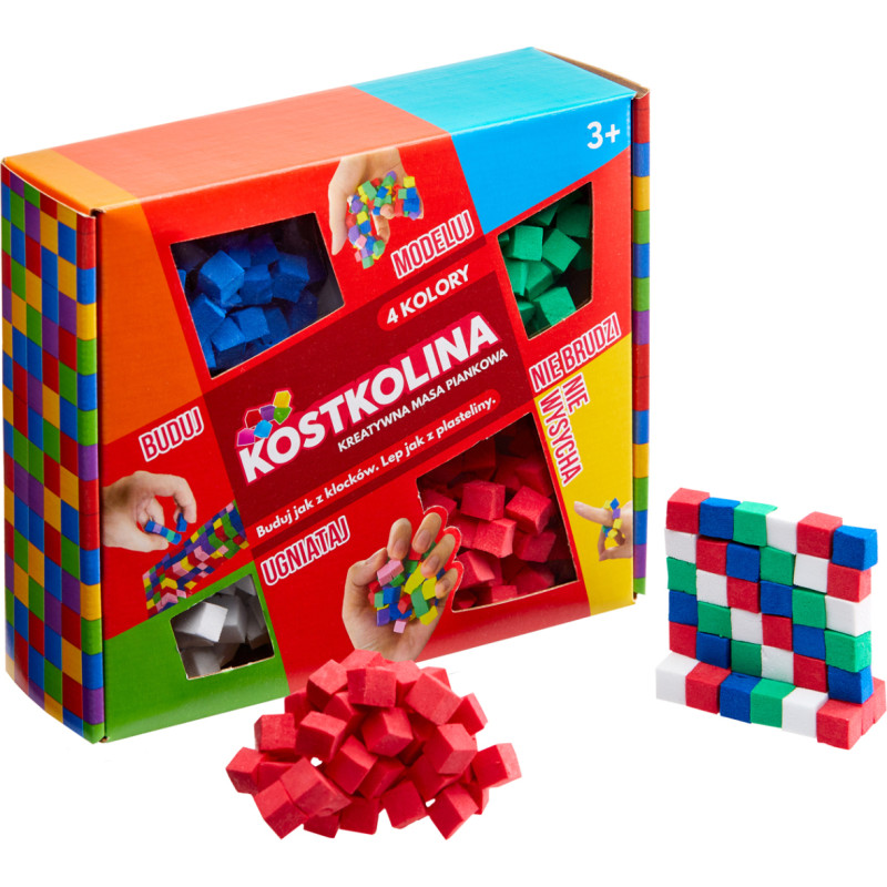 KOSTKOLINA 4 KOLORY RED