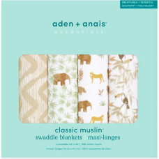 Aden &Amp; Anais Aden+Anais Muslīna Autiņi 112x112 Cm "Tanzania", 4 Gab.