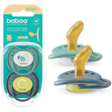 Baboo Calmy ortodontiskais lateksa knupītis Lagoon Fiesta 6+ mēneši, 2 gab.