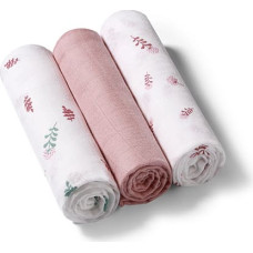 Babyono 348/17 SUPER SOFT PINK MUSLIN DIAPERS