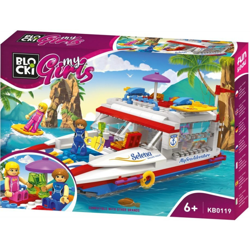 Blocki KB0119 Klocki MyGirls Morska przygoda WYPRZEDAŻ