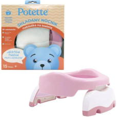 Potette Plus 2730B-PINK 2w1 Nocnik dla dziecka i nakładka na toaletę r&oacute;żowy