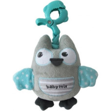 Baby Mix Rotaļlieta muzikālā OWL mint BabyMix 42592-izpārdošana