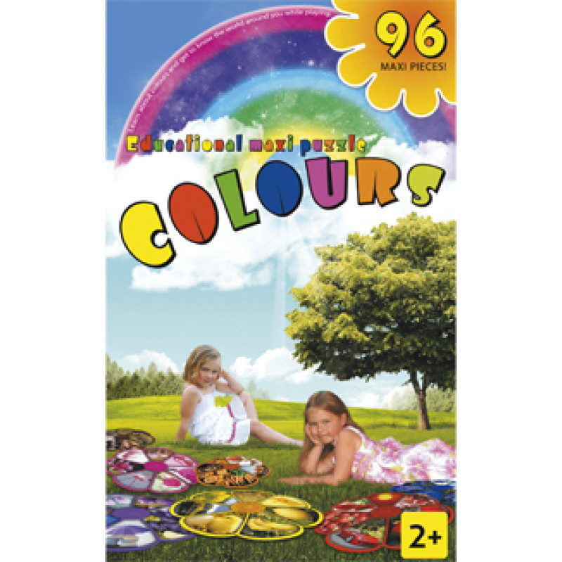 PIO Maxi puzle COLOURS, 3-6 gadu bērniem