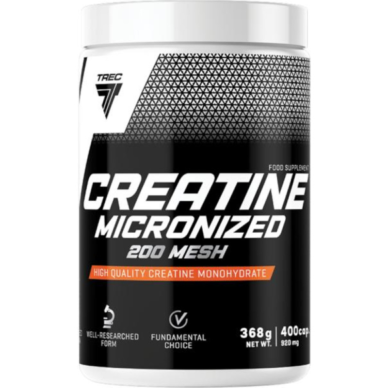 Trec Kreatiin TREC CREATINE MICRONIZED 200 MESH, 400 kapslit