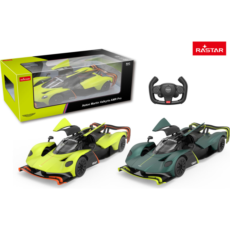 Rastar 1:14 radiovadāms auto Aston Martin Valkyrie AMR Pro USB Charging, 92106