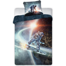 BEDDING SET SPACE 002 160X200+70X80 COTTON.YOUTH.