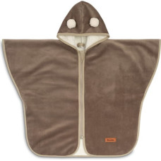 Sensillo CAR SEAT PONCHO BEIGE PLUSH