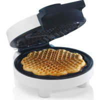 Trebs vafeļu panna sirds formā, 1000W, balta - 13100