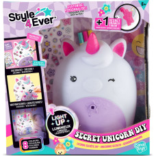 Style 4Ever STYLE 4 EVER Dekors ar noslēpumu Pa&scaron;darināta vienradža lampa