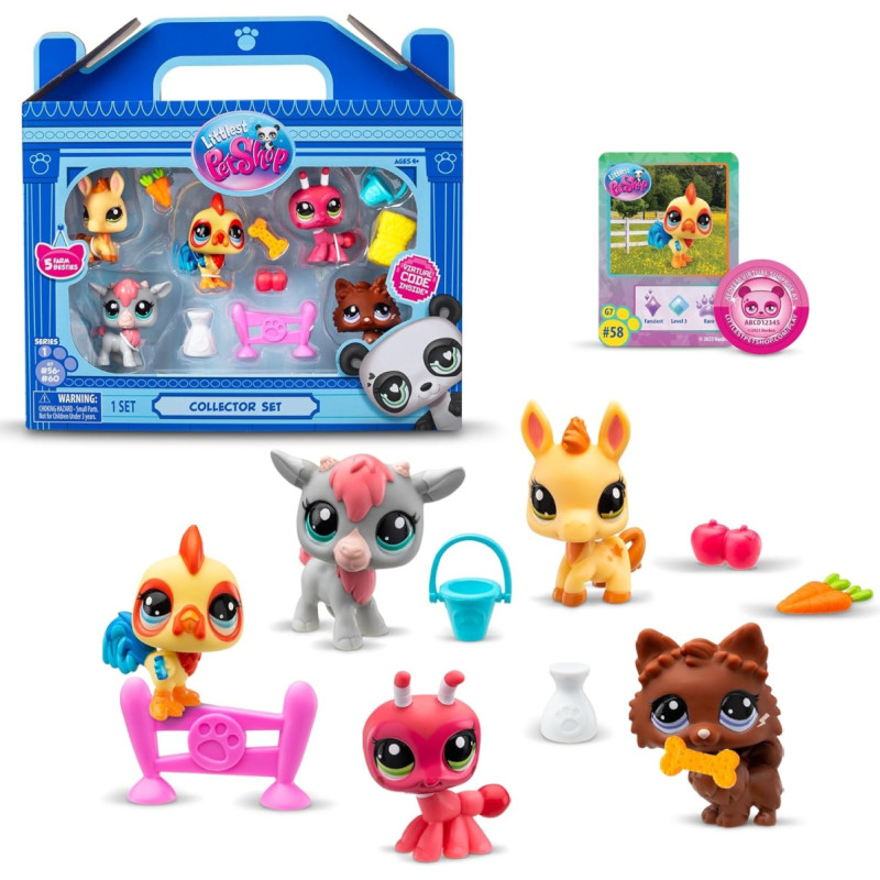 Moose Littlest Pet Shop Farm Besties 5 figūru komplekts (00510)