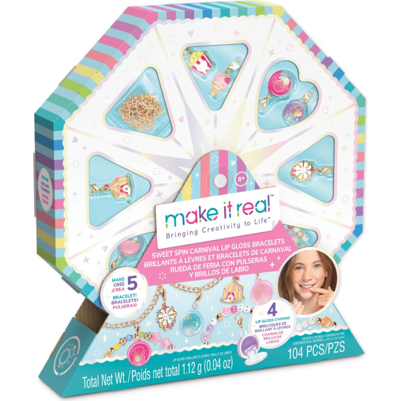 Make It Real DIY Rokassprādžu komplekts ar lūpu spīdumiem